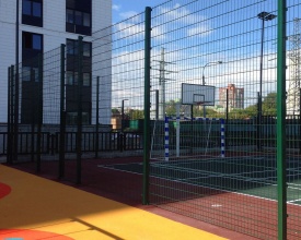 3D заборы для спортивной площадки 60 метров фото в Ворсме