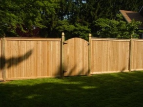 Деревянный забор сплошной 12 метров фото в Ворсме