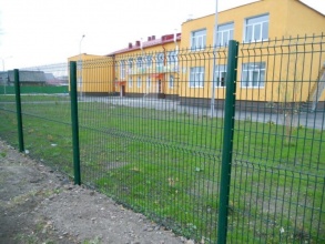 3D заборы для детского сада 150 метров фото под ключ