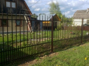 Сварные заборы с утрамбовкой щебнем 12 метров фото в Ворсме