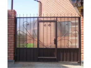 Кованые заборы с поликарбонатом 80 метров фото в Ворсме