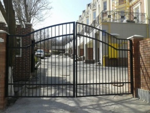 Ворота распашные решетчатые - пример 14 фото цена под ключ